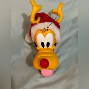 Walt Disney World Pluto Ornament with Santa Hat